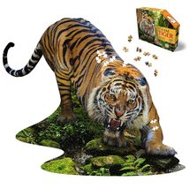 Madd Capp Puzzles - I AM Tiger - 1000 Pieces - Animal Shaped Jigsaw Puzz... - £22.90 GBP