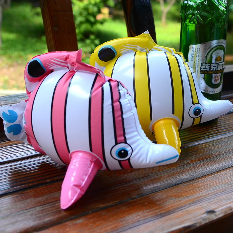 2pcs Seafood Inflatable Sea Animals Tropical Fish Adornment Animal Toys Bath - £11.55 GBP