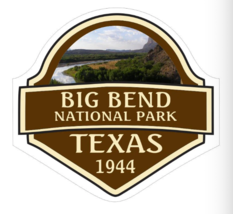 5&quot; big bend est 1944 national park bumper sticker decal usa made - £21.91 GBP