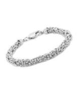 Sterling Silver Jewelry Hand-Made Byzantine Chain - £208.38 GBP
