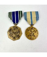 Vintage 1775 Military Achievement Medal 1 7/16&quot; + Air Force Reserve Meda... - £12.47 GBP