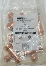 Nibco Press System PC611 Tee 9099455PC Package of 5 Wrot Copper - £41.32 GBP