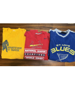 Combo Lot of 3 Men’s St. Louis Blues Tees 2pc and 1pc St. Louis Cardinals - $11.99 CAD