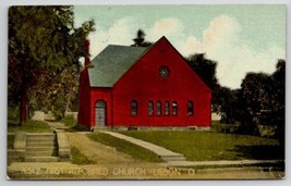 Lisbon OH First Reformed Church Ohio 1911 Postcard G33 - $19.95