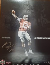 Cardale Jones Ohio State Signed  Autographed National Championship 8x10 COA - £30.56 GBP