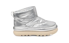 Ugg women&#39;s classic maxi mini in Metallic Silver - size 9 - £107.42 GBP