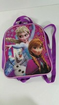 small child&#39;s back pack disney frozen anna elsa and olaf pink - £4.67 GBP
