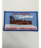 Fort Mandan Washburn North Dakota Embroidered Iron On Patch 4.5&quot; - $32.68 CAD