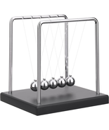 Newtons Cradle Balance Balls Science Physics Gadget Desktop Decoration K... - £22.12 GBP