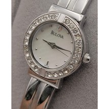Bulova C899175 Woman Watch Quartz Silver Wristwatch Vtg - $74.99