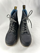 Dr. Martens Combs Tech Air Wair ZIP Boots Mens 5 Women&#39;s 6 Gray Blue Fla... - $63.35