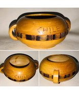 1972 Handcrafted Vintage Wooden Bowl from Chile - £15.72 GBP