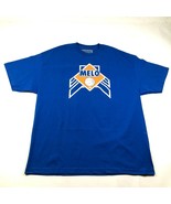 New York NY Knicks Carmelo Anthony Mens 2XL Blue T Tee Shirt Crew Neck Logo - £14.98 GBP