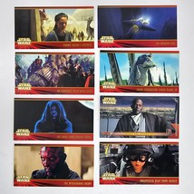 Topps Widevision Star Wars Episode I Trading Cards Lot 8 Cards - £7.96 GBP