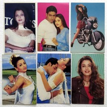 Bollywood Aishwarya Rai Abhishek Bachchan 6 Post card Postcard Set Lot India - £31.96 GBP