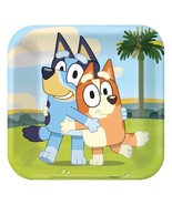 Bluey and Friends Dessert Plates Birthday Party Supplies 8 Per Package New - $5.95