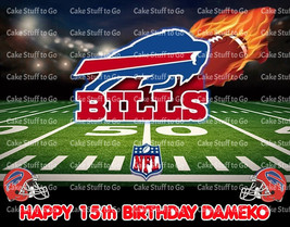 Buffalo Bills  Edible Cake Topper Decoration - £10.38 GBP