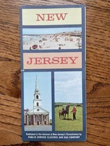 1963 New Jersey Poster Map - £7.42 GBP