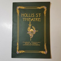 HOLLIS ST THEATRE PROGRAM BILL FEB 10 1913 MISS BILLIE BURKE MIND THE PA... - £35.61 GBP