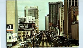 Aerial View Postcard Canal Street New Orleans, Louisiana - £5.41 GBP