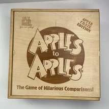 Mattel Apples To Apples Game Party Crate Wood Box 4-10 Players Ages 12+ - £19.67 GBP