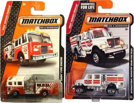 Fire Fire Truck Matchbox Rescue 2 PK Brushfire #69 &amp; Pierce Dash Fire Engine #79 - £33.89 GBP