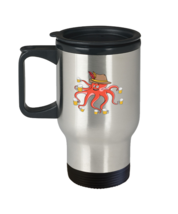 Coffee Travel Mug Funny Oktoberfest Octopus  - £19.62 GBP