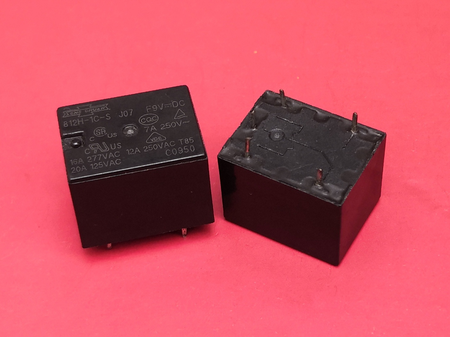 812H-1C-S J07, F9VDC Relay, SONG CHUAN Brand New!!