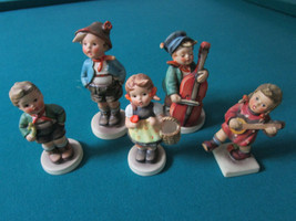 Hummel 5 Figurines Lot: BROTHER-SWEET MUSIC-TRUMPET BOY-SIGN Of SPRING-HAPPINESS - £181.97 GBP