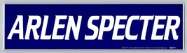 1996 Arlen Specter For President Pennsylvania Campaign Bumper Sticker - $9.89