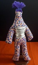 Dammit Doll Stress Relief Plush 12&quot; NWOT  Abstract Fabric Print Voodoo Doll - £14.33 GBP