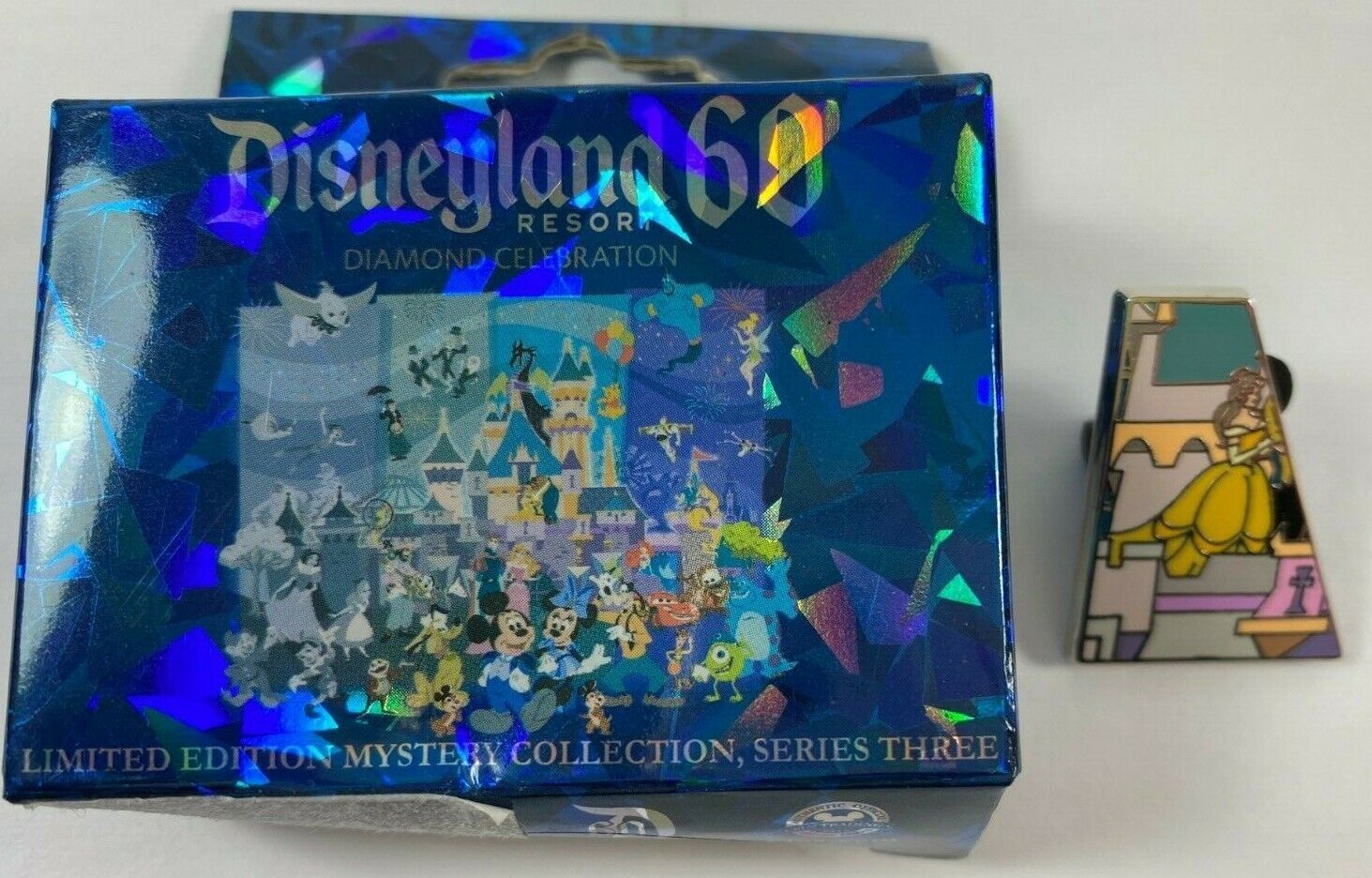 Disneyland 60 Limited Edition 550 Mystery Pin Series 3 Belle Beauty Beas... - $17.81