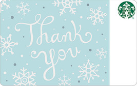 Starbucks 2013 Winter Thank You Collectible Gift Card New No Value - £2.35 GBP