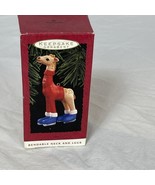 Hallmark Keepsake Christmas Ornament Giraffe On Skates Son 1993 Bendable... - $8.10