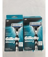 (2) Gillette Mach 3 men’s razor &amp; Cartridge 3 Blade - £6.92 GBP