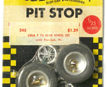 1965 K&amp;B Aurora 1:24 Slot Car Pit Stop Parts LOLA T-70 POSI-LOK WHEEL SE... - $34.99