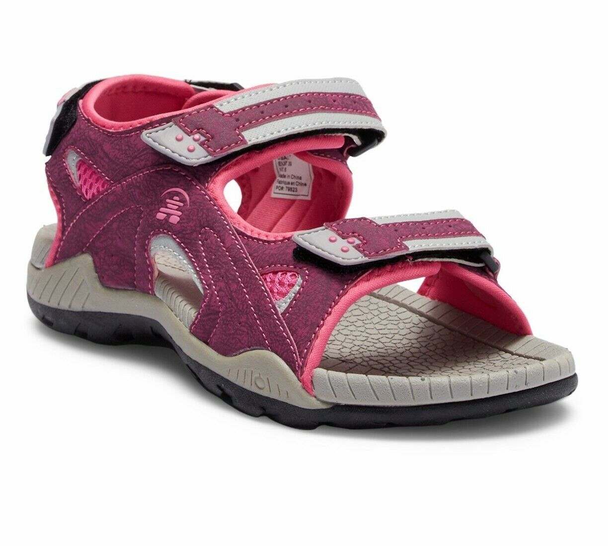 Primary image for Kamik Sandals Lobster Waterproof Fuschia Gray Size BK6 or W7 New in Box