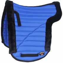 Horse English Western SADDLE PAD Contour Jumping All Purpose Blue 12227RB - $528.17 MXN