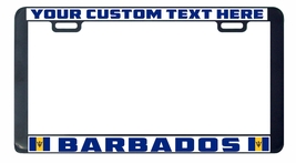 Barbados flag custom personalized Country license plate frame holder tag - £6.24 GBP