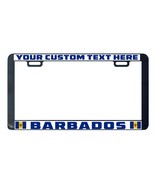 Barbados flag custom personalized Country license plate frame holder tag - $10.88 CAD