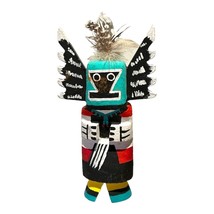 Signed G. POOLEY Crow Mother Hopi Wood Kachina Doll Hand Carved, Painted 5.5” - £26.12 GBP