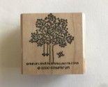 Stampin&#39; Up! - Rubber Stamp - Tree with Swing - Medium Size - Vintage 2000 - £8.56 GBP