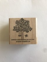 Stampin&#39; Up! - Rubber Stamp - Tree with Swing - Medium Size - Vintage 2000 - £8.66 GBP