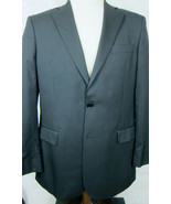 Brooks Brothers 346 Black Pinstripe 4-Season Wool Suit 42L 28x29 - £47.99 GBP