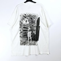 Urban Outfitters T-Shirt Sick Of It Photo Doodle Oversized White Size Large NEW - £14.71 GBP