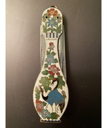 Cloisonne Multi Tool Pocket Knife w/Fork &amp; Spoon Screwdriver Opener File... - £9.59 GBP