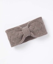 C.C® Earth Gray Sequin Knot-Back Ear Warmer One Size - £11.49 GBP