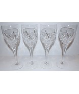 STUNNING SET OF 4 MARQUIS BY WATERFORD CRYSTAL SUMMER BREEZE 7 3/4&quot; WINE... - £84.32 GBP