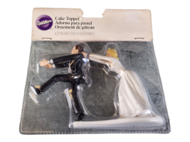Wilton Humorous Wedding Figurine Wedding Cake Shower Topper Bride Groom New - £8.63 GBP