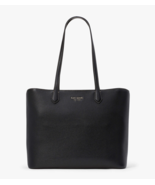 Kate Spade Veronica Large Pebbled Leather Zipped Tote ~NWT~ Black - £180.43 GBP